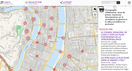 Sousveillance de la vidéosurveillance à Lyon